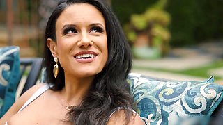 Cuckold hubby sees his cougar wifey fucking the young janitor