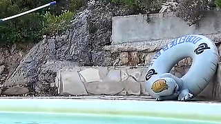 The Pool Guy Fucks My Ass and Gives Me All His Juice