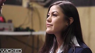 Naughty Asian Student Gets Anal Fucked Hard by Ex-Pornstar Kendra Spade