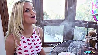 Birthday Bash Turns Into Milf Pussy Licking and Cumming