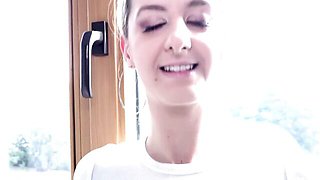 Well-made mate at blowjob trailer