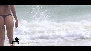 Hot Teen Masturbates Her Wet Pussy at Desert Beach - Best Pussy Ever!