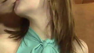 Small titted teen gets her pussy licked