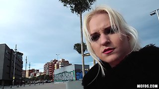 Italian Blond hair girl Loves Public Sex 1 - Public Pickups