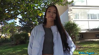 Martin Gun’s Asian Brunette Passion in Public Heat