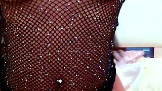 Tattoed Amateur Webcam Girl Hot Dildo Action Masturbation