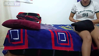 Teaching a hot schoolgirl her role as a submissive and obedient cocksucker
