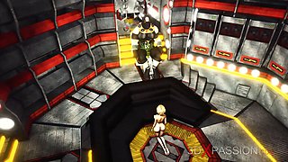 Sci-fi pyramid. anubis nails hard a sexy chick