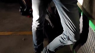 Having hump in a public parking. Secret agents Roleplay