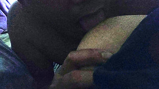 Sucking people's wife's tits