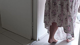 Real Big Ass MILF Gets Undressed for BBC Lover, Interracial Naughty Play