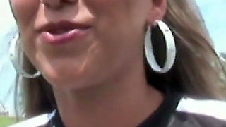 Wild Outdoor Lesbians Finger Wet Pussies to Climax