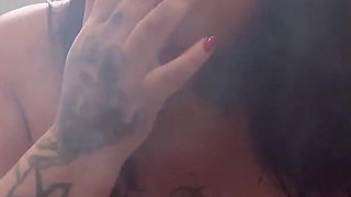 BBW Bathroom Relaxation Smoking POV & Casual Private Vibes