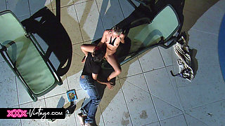 Poolside Anal Sex with Kathy Sweet