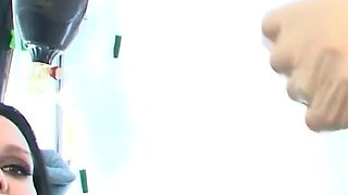 Brunette babe loves to be submitted