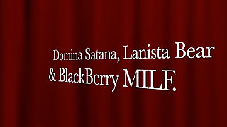 Hand Spanking Lesson with Domina Satana and Blackberrymilf