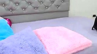 Stacked brunette goes solo toys and masturbation