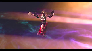 3D cute cosplay naked her hot naturel tits got fucked so hard