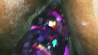 Double Toy Play Ass Pussy & Feet (dildo & Vibrator POV)