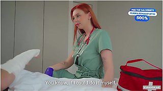 The Nurse Health Check My Cock And Helped The Patient Jerk Off