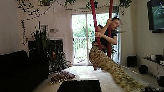 Blonde amateur chick in solo bdsm