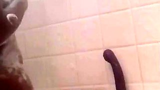 Double Penetration in the Shower with a Sex Toy