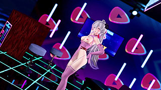 [mmd] Haku -i Will Be Yours Anal Plug Pussy Double Succubus Pattern Pink Erotic Fun Uniform