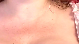 Sliding Dress Down, Freeing Soft Breasts, Commanding How Strokes JOI