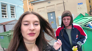 Shocking Content! She Gets Fucked by a Houseless Guy!