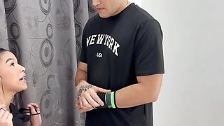 SEXY STEPSISTER FINDS ME WITH HER PANTY IN MY HANDS AND TELLS ME THAT IF SHE LIKES THEM SHE CAN GET MY MILK NICE TIGHT PUSSY