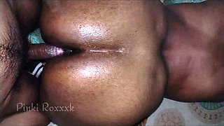 Desi Village Couple Fat Wife Skinny Husband