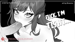 Anime ASMR: Party Girl Wingwoman Takes You Home For Sex Roleplay