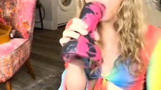 Soapyfate Sucks Monster Dildo