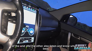 I Have Sex in the Car with My Best Friend's Boyfriend While He Drives Me Home Amateur!!!!