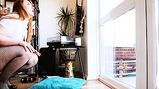 Sofia cortez striptease and solo masturbation show
