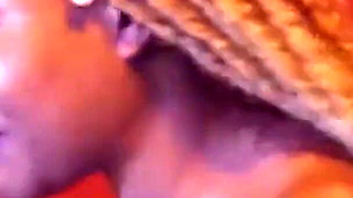 Sexy Black Slut Goddess Masturbate on Her Temple and Squirt All Over When Ever She Is Happy