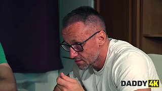 Daddy4k. teenie blonde cheats on her bf