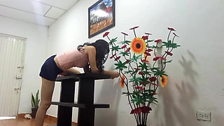 Cleaning Girl Gets Fucked by Her Horny Boss