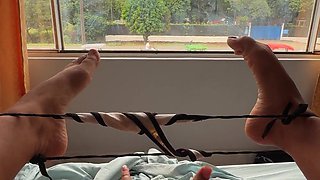 Uff, what a gusto to wank while everyone is passing by, hehehehehehe