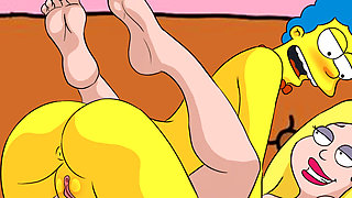 Marge & Lois: Forbidden Passion Among Moms 💋🔥 (Lesbian Hentai Compilation)