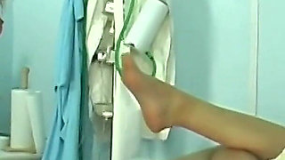 Doctor piss - young naive girl Electra Angels pissed thoroughly by Tim Wetman