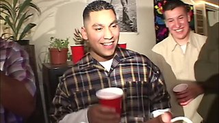 Passionate college fucking with pornstars invading the dorm