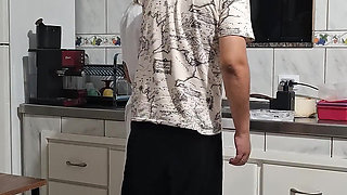 The Maid Got Fucked in the Ass in the Kitchen While Washing the Dishes.