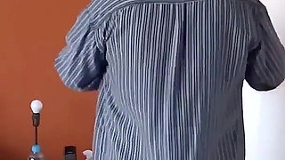 I Expose Myself and Masturbate Standing up, Watching as My Stepson and His Friends Jerk off While They Watch Me
