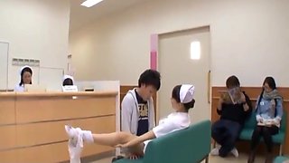 Jap Nurse Attempts To Shorten Clinic Waiting Times
