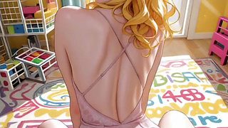 Hentai anime - My friend the big ass moves very well