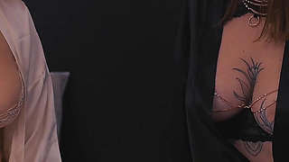 Family House S1e1: Shocking Bed-sharing Fauxcest - Stepsiblings Caught by Aunty Leads to Wild Threeway!