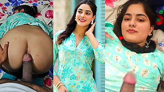 Hot Beautiful Indian Girl Fucking Big Cock Doggy Style - Pushyqueen & Priyaqueen Big Tits Ass