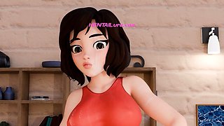 Huge Toys Split MILF's Ass Wide Open - 3D FUTA Animation