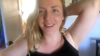 Blonde beauty teens licking and toying